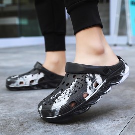 Men's EVA Clogs, Slip-on Closed Toe Sandals, Soft Sole Walking Shoes, Outdoor Garden Shoe Beach Sandals